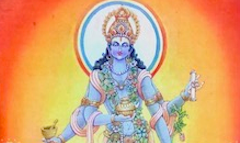 Dhanwantari, Vedic god of medicine and healing